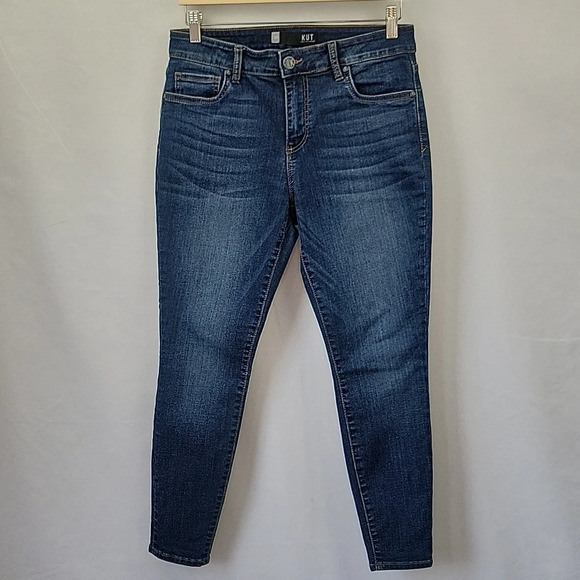 Kut from the Kloth Donna Hi Rise Ankle Skinny Jeans Size 6P - Picture 1 of 15
